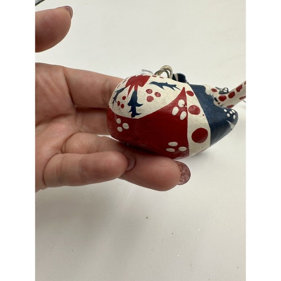 Ceramic Animals Christmas Ornaments Blue Re White Giraffe Bird Zebra Hippo Rhino - Picture 3 of 9